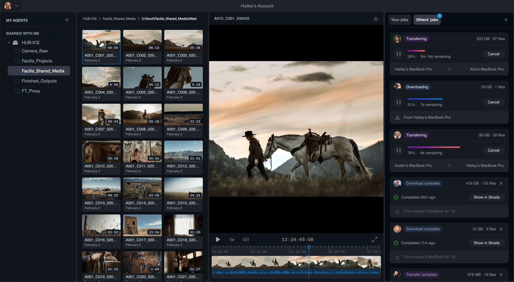 January 30 2025 Webinar_ Strada remote media access interface with video preview and transfer activity